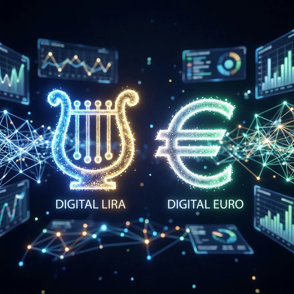 Digital Lira CBDC and Digital Euro development in 2026